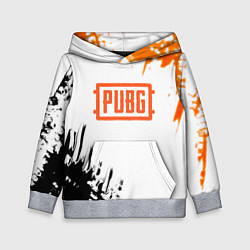 Детская толстовка PUBG краски гранж