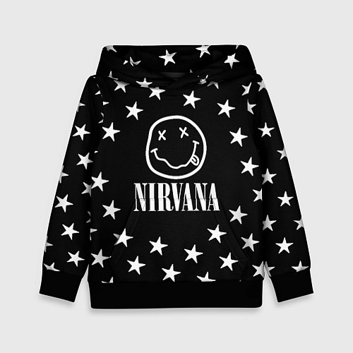 Детская толстовка Nirvana stars steel / 3D-Черный – фото 1