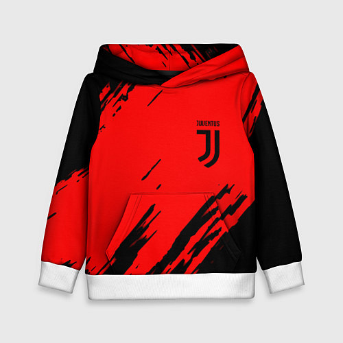 Детская толстовка Juventus краски спорт фк / 3D-Белый – фото 1