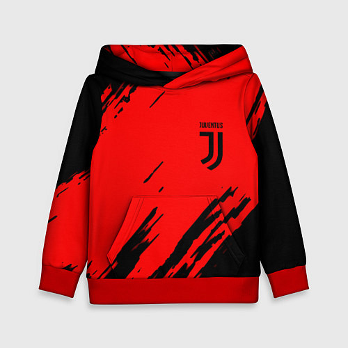 Детская толстовка Juventus краски спорт фк / 3D-Красный – фото 1