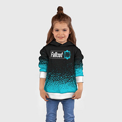 Толстовка-худи детская Fallout 4 bethesda, цвет: 3D-белый — фото 2