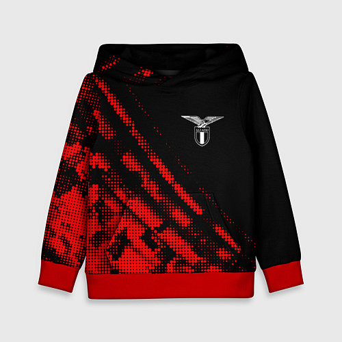 Детская толстовка Lazio sport grunge / 3D-Красный – фото 1