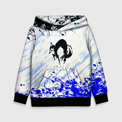 Толстовка-худи детская Хидео кодзима game death stranding, цвет: 3D-черный