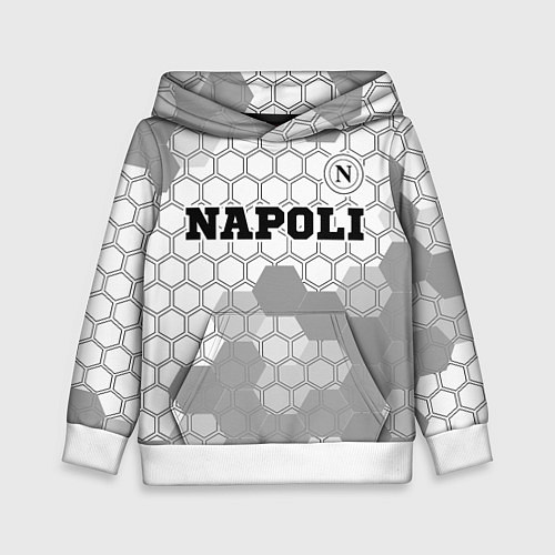 Детская толстовка Napoli sport на светлом фоне посередине / 3D-Белый – фото 1