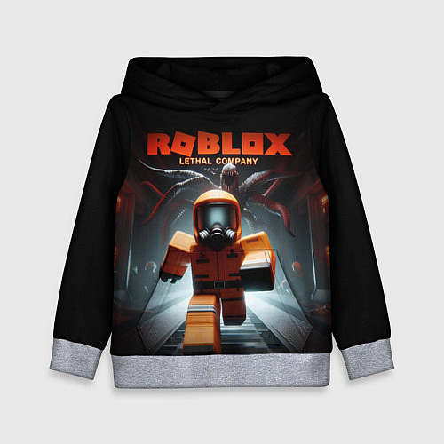 Детская толстовка Lethal Company x Roblox / 3D-Меланж – фото 1