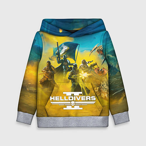 Детская толстовка Helldivers 2: Confrontation / 3D-Меланж – фото 1
