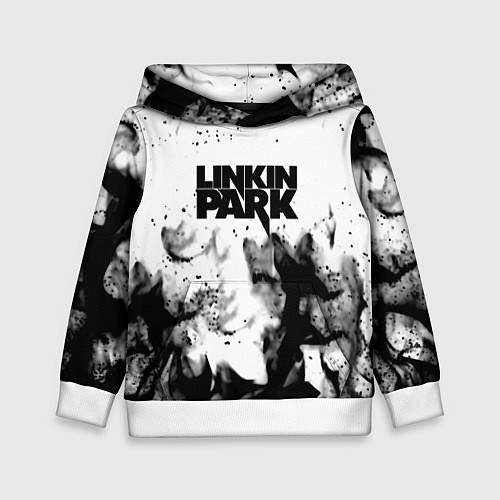 Детская толстовка Linkin park огненный дым рок / 3D-Белый – фото 1
