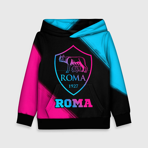 Детская толстовка Roma - neon gradient / 3D-Черный – фото 1