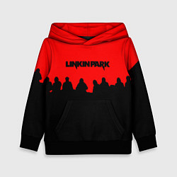 Толстовка-худи детская Linkin park rock team, цвет: 3D-черный