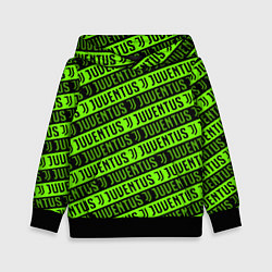 Детская толстовка Juventus green pattern sport