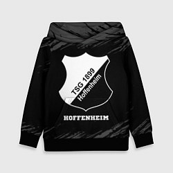 Толстовка-худи детская Hoffenheim sport на темном фоне, цвет: 3D-черный