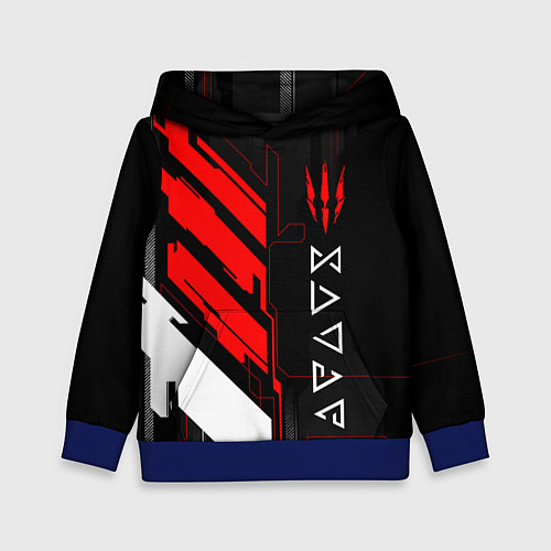 Детская толстовка The Witcher - Кибер / 3D-Синий – фото 1