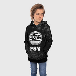 Толстовка-худи детская PSV sport на темном фоне, цвет: 3D-черный — фото 2