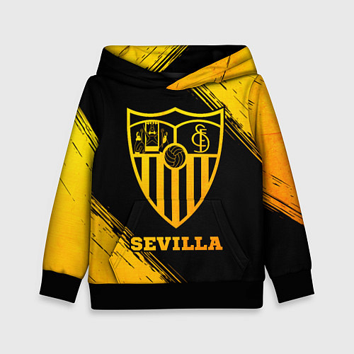 Детская толстовка Sevilla - gold gradient / 3D-Черный – фото 1