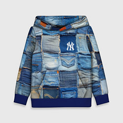 Детская толстовка Patchwork - New York yankees baseball team
