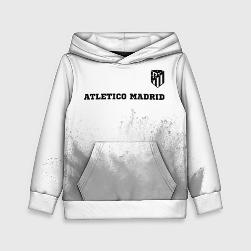 Детская толстовка Atletico Madrid sport на светлом фоне посередине / 3D-Белый – фото 1