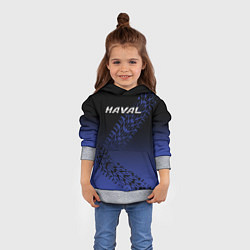 Толстовка-худи детская Haval, цвет: 3D-меланж — фото 2