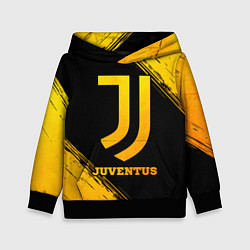 Толстовка-худи детская Juventus - gold gradient, цвет: 3D-черный