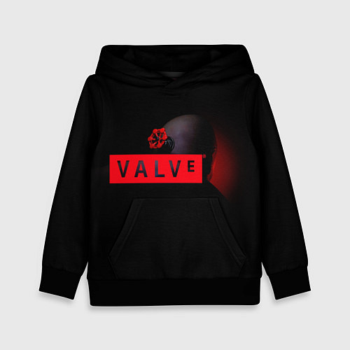 Детская толстовка Valve afro logo / 3D-Черный – фото 1