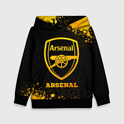 Детская толстовка Arsenal - gold gradient