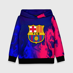 Толстовка-худи детская Barcelona fc club gradient, цвет: 3D-черный