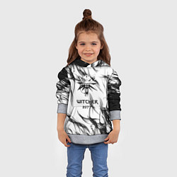 Толстовка-худи детская Кибер ведьмак 2077, цвет: 3D-меланж — фото 2
