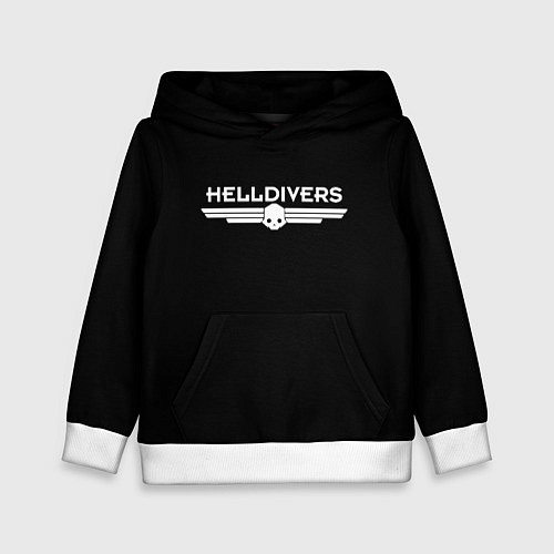 Детская толстовка Helldivers Logo / 3D-Белый – фото 1