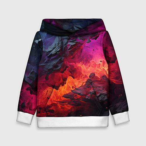 Детская толстовка Яркий абстрактный путь / 3D-Белый – фото 1