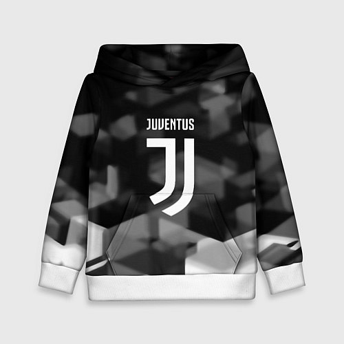 Детская толстовка Juventus geometry fc / 3D-Белый – фото 1