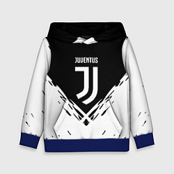 Толстовка-худи детская Juventus sport geometry fc club, цвет: 3D-синий