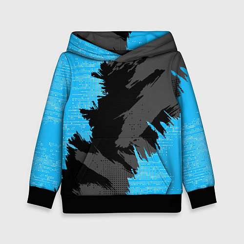 Детская толстовка Extreme blue / 3D-Черный – фото 1