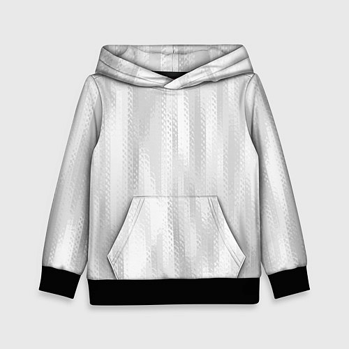 Детская толстовка Светлый серый абстрактные полосы / 3D-Черный – фото 1