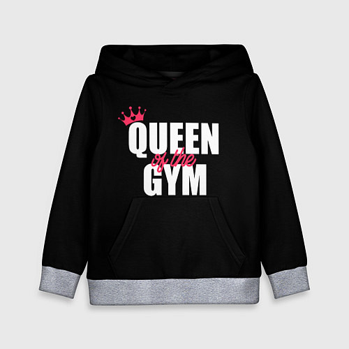 Детская толстовка Queen of the gym - crown / 3D-Меланж – фото 1