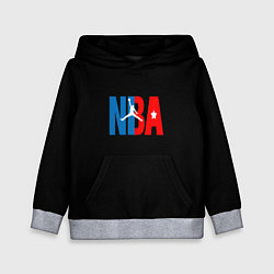 Толстовка-худи детская NBA sport, цвет: 3D-меланж
