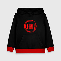 Детская толстовка FIAT logo red