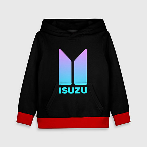 Детская толстовка Isuzu neon steel / 3D-Красный – фото 1