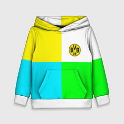 Толстовка-худи детская Borussia color cport, цвет: 3D-белый