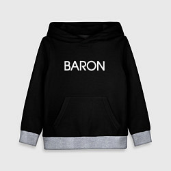 Толстовка-худи детская Барон baron, цвет: 3D-меланж