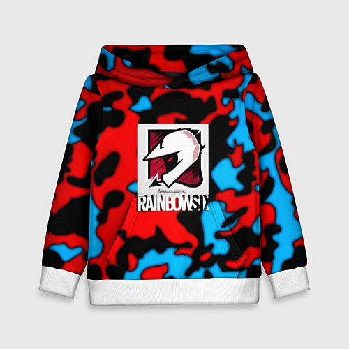 Детская толстовка Rainbow six камуфляж / 3D-Белый – фото 1