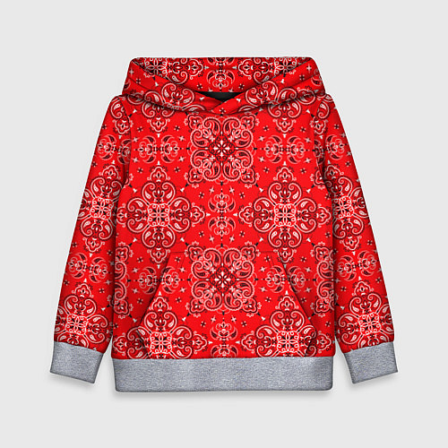 Детская толстовка Цветной орнамент / 3D-Меланж – фото 1