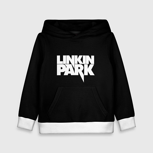 Детская толстовка Lnkin park logo white / 3D-Белый – фото 1
