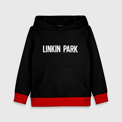 Детская толстовка Linkin park rock white / 3D-Красный – фото 1