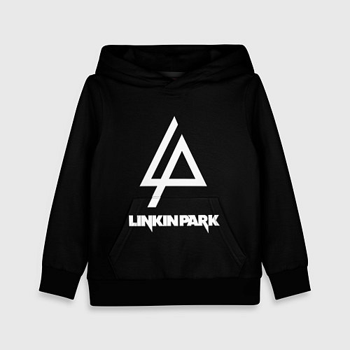 Детская толстовка Linkin park logo brend music / 3D-Черный – фото 1