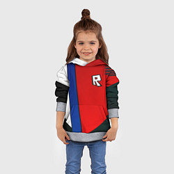 Толстовка-худи детская Roblox uniform, цвет: 3D-меланж — фото 2