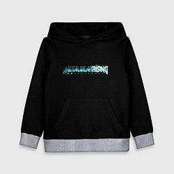 Толстовка-худи детская Metal gear rising logo, цвет: 3D-меланж