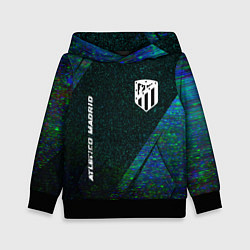 Детская толстовка Atletico Madrid glitch blue