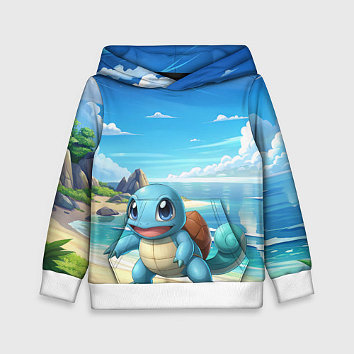 Детская толстовка Pokemon Squirtle / 3D-Белый – фото 1