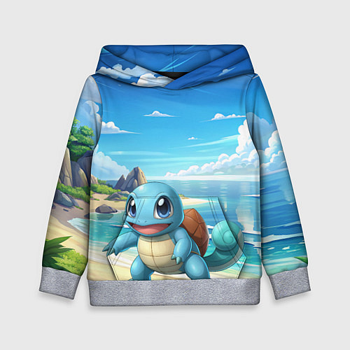 Детская толстовка Pokemon Squirtle / 3D-Меланж – фото 1