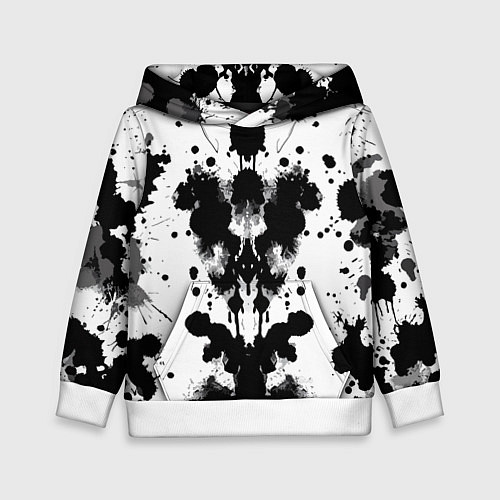 Детская толстовка The psychedelic Rorschach test - ai art / 3D-Белый – фото 1