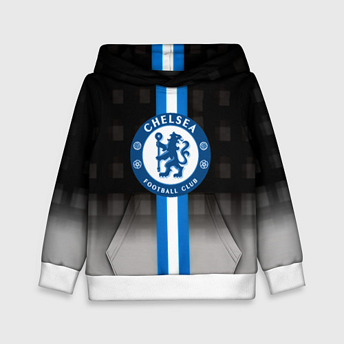 Детская толстовка Chelsea fc sport geometry / 3D-Белый – фото 1